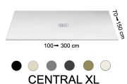 Duschwanne mit zentralem Ablauf, CENTRAL XL 120