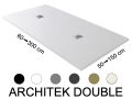 Duschwanne mit doppelter Evakuierung, ARCHITEK DOUBLE DRAIN