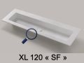 Doppelwaschbecken, Waschbecken 120 cm, Hänge- oder Einbautisch - LEEDS XXL 120