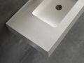 Waschtischaufsatz, Becken 85 cm, 140 x 46 cm, hngend oder freistehend, LEEDS XL 85