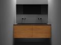 Waschtischaufsatz, Becken 85 cm, 140 x 46 cm, hngend oder freistehend, LEEDS XL 85