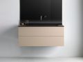 Waschtischaufsatz, Becken 85 cm, 140 x 46 cm, hngend oder freistehend, LEEDS XL 85