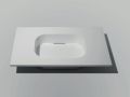 Design-Waschtischplatte, 90 x 46 cm, hngend oder freistehend, GLASGOW 40
