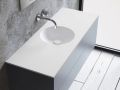 Waschtischplatte, doppeltes rundes Waschbecken, 100 x 40 cm, hngend oder freistehend __int__ LEEDS DOUBLE  30