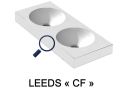 Waschtischplatte, doppeltes rundes Waschbecken, 100 x 40 cm, hngend oder freistehend __int__ LEEDS DOUBLE  30