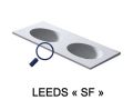 Waschtischplatte, ovales Becken, 120 x 46 cm, hngend oder freistehend, LEEDS DOUBLE OVAL