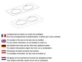 Waschtischplatte, ovales Becken, 120 x 46 cm, hngend oder freistehend, LEEDS DOUBLE OVAL
