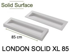 Dachrinnenbeckenaufsatz, Solid-Surface-Harz, LONDON SOLID XL85