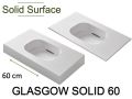 Waschtischplatte, Solid-Surface-Harz, GLASGOW SOLID 60