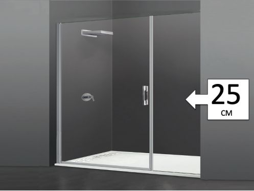 Pendelduschtr, mit 25 cm festem, ausgerichtetem - LYON 205