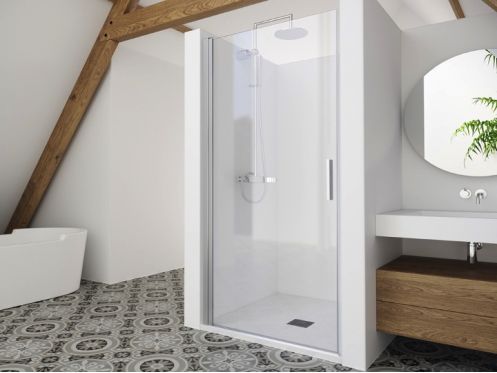 Duschtr, 70 cm, scharniert / schwenkbar - LYON