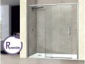 Schiebeduschtr, 95 bis 98 cm, mit festem Glas - NANTES 310 CH