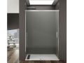 Schiebeduschtr, 95 bis 98 cm, mit festem Glas - NANTES 310 CH