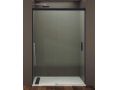 Schiebeduschtr, 95 bis 98 cm, mit festem Glas - NANTES 310 BLACK