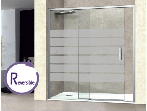 Schiebetr fr die Dusche, 220 cm, mit halbdurchsichtigem Glas __int__ NANTES 310 Bold