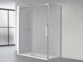 Duschschiebetr, 140 cm, mit fester Rckfhrung - TOURS