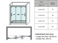 Duschschiebetren, drei ffnungen - LUCERNE