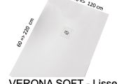 Duschwanne, extra flach, glatte Oberfläche, VERONA SOFT 180