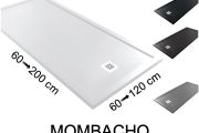 MOMBACHO 80x80 - Duschwanne mit Anti-Überlauf-Kanten