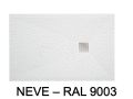 Duschwanne 90x60 cm, extra flach, zuschneidbar, Harz, VERONE 60x90