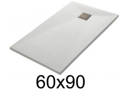 Duschwanne 90x60 cm Harz extra flach VERONE
