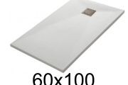 Duschwanne 100x60 cm Harz extra flach VERONE
