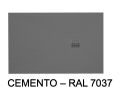 Duschwanne 120x60 cm, extra flach, zuschneidbar, Harz, VERONE  60x120