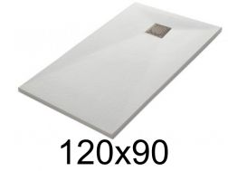 Duschwanne 120x90 cm aus Mineralharz extra-flach – TECNIK