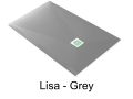Duschwanne flach 170x130 cm aus Mineralharz - LEEDS