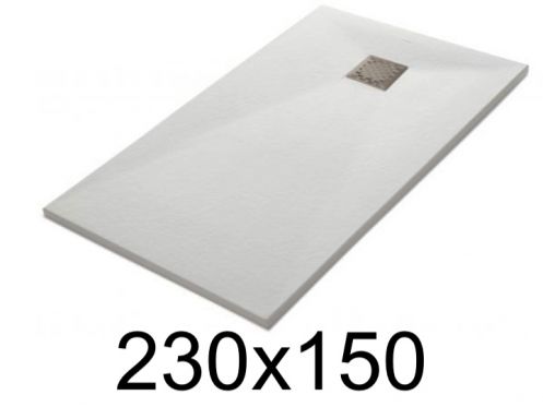 Duschwanne, 230x150 cm, glatte Oberflche, LEEDS 150x230