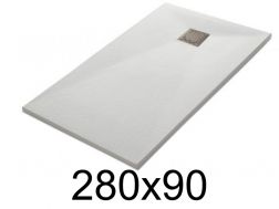 Duschwanne, 280x90 cm, glatte Oberfläche, LEEDS 90x280