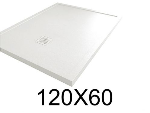 Duschwanne 60x120 cm, mit Anti-berlauf-Kanten, MOMBACHO