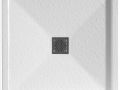 Duschwanne mit 2 cm hohem Rand, Mineralharz - BRISTOL BORDER