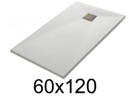 Duschwanne 120x60 cm Harz extra flach VERONE