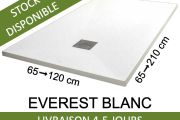 Duschwannen, 140 cm, Acrystone®-Harz, EVEREST Weib 140