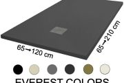 Duschwannen aus 150 cm, Acrystone®-Harz, EVEREST Colors 150