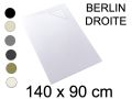 Duschwanne, 140x90 cm, rechtwinkliger Abfluss - BERLIN 90x140