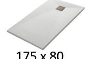 Duschwanne 175x80 cm aus Mineralharz extra-flach TECNIK
