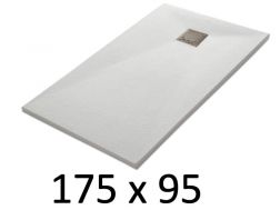 Duschwanne 175x95 cm aus Mineralharz extra-flach TECNIK