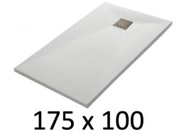 Duschwanne 175x100 cm aus Mineralharz extra-flach TECNIK