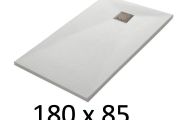 Duschwanne 180x85 cm, Harz, extra flach, zuschneidbar, TECNIK 85x180
