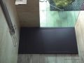 Duschwanne, flach, 140x90 cm, Acrystone-Harz, ETNA COVER 90x140