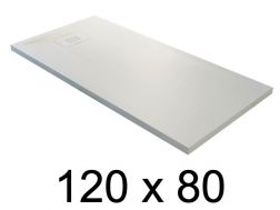 Duschtasse schuldig, 120x80 cm, leichtes Mineralharz Style