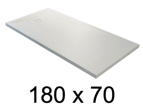 Duschtasse schuldig, 180x70 cm, leichtes Mineralharz EcoStyle