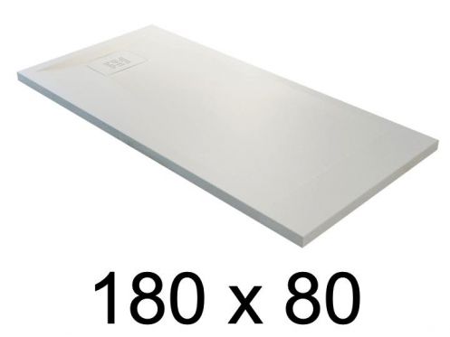 Duschtasse schuldig, 180x80 cm, leichtes Mineralharz - BLAY 80x180