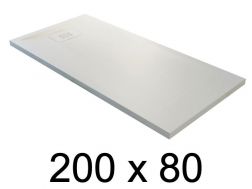 Duschtasse schuldig, 200x80 cm, leichtes Mineralharz - BLAY 80x200