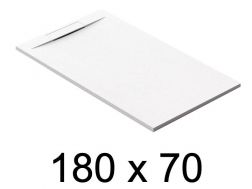 Schuldige Duschwanne, 180x70 cm, diskrete Drainage - PINO 70x180