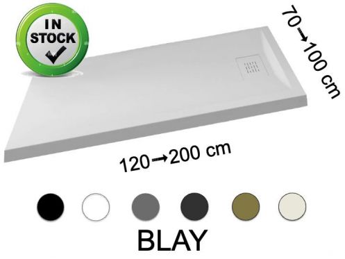 Duschtasse schuldig, leichtes Mineralharz - BLAY