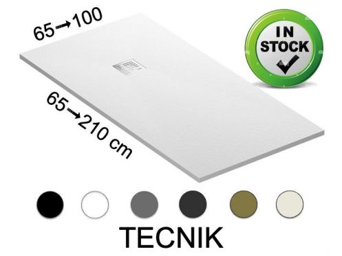 Duschwannen, extraflach, rutschfest - TECNIK
