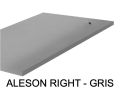 Duschwanne, rechtwinkliger Abfluss, 180 x 80 cm, - ALESON RIGHT